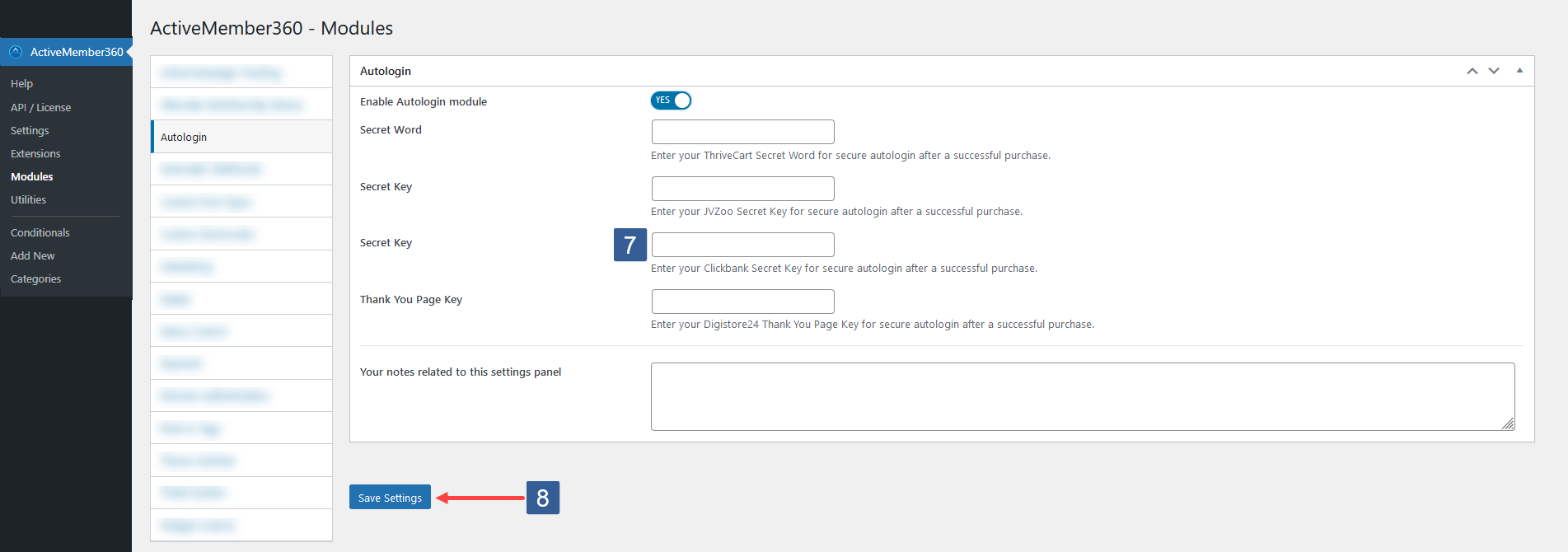 Steps to configure autologin for ClickBank