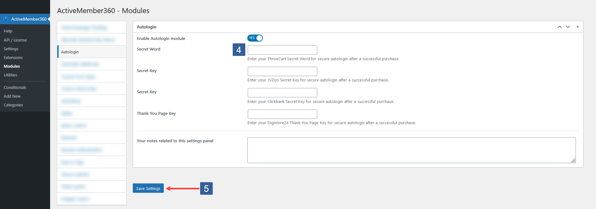 Steps to configure autologin for ThriveCart