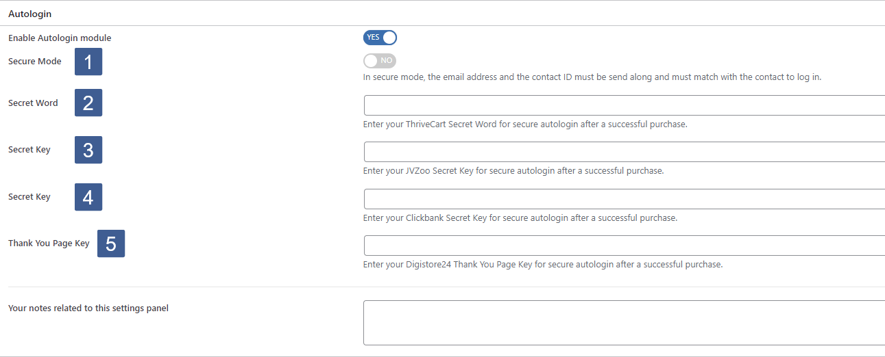 Steps to activate Autologin Module