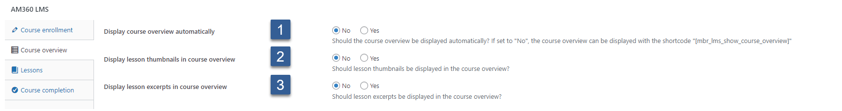 How to create a course - Course overview